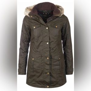 Barbour Womens Ashbridge Wax
Jacket Olive - LWX0751OL71